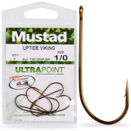 Carlige Mustad Uptide Viking Hook Nr.3/0, 7buc/pac