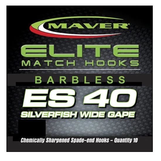 Carlige Maver Seria Elite Es40 Silverfish Wide Gape Nr 20