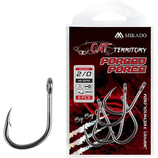 Carlige Mikado Cat Territory Forged Force Bn, Nr.6/0, 3buc/pac