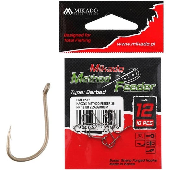 Carlige Mikado Method Feeder Bn 36, Nr.8, 10buc/plic