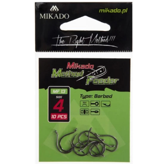 Carlige Mikado Method Feeder Mf13, Nr.12, 10buc/plic