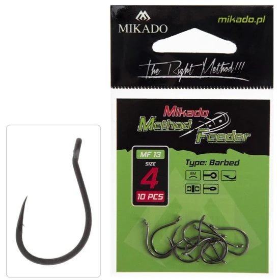Carlige Mikado Method Feeder Mf13, Nr.8, 10buc/plic