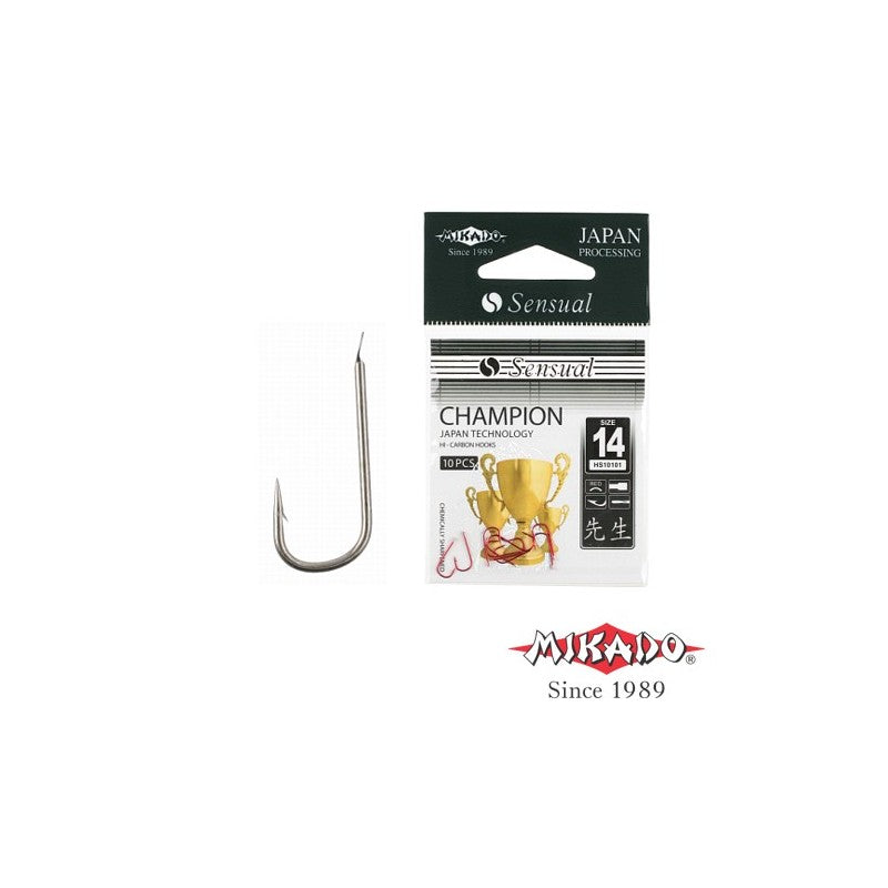 Carlige Mikado Sensual Champion Nickel Nr.12 10buc/plic