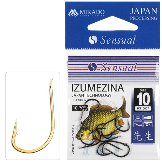 Carlige Mikado Sensual Izumezina Gold Nr.4 10buc/plic