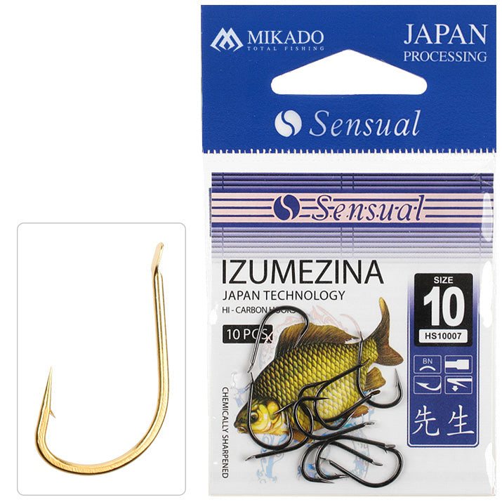 Carlige Mikado Sensual Izumezina Gold Nr.8 10buc/plic