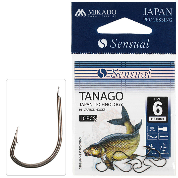 Carlige Mikado Sensual Tanago Nr.10 BN 10buc/plic