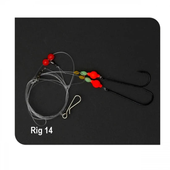 Carlige Montate Dam 14 Flounder Classic Ii No.2/0 75cm/30cm 0.55/0.35mm