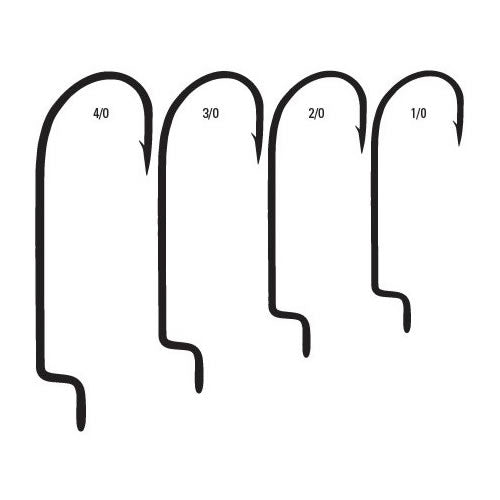 Carlige Mustad BLN Offset Worm Nr. 3/0