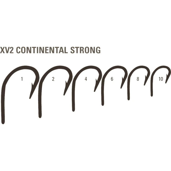Carlige Mustad Crap Xv2 Continental Ochet Black Nikel, Nr.10, 10buc/pac