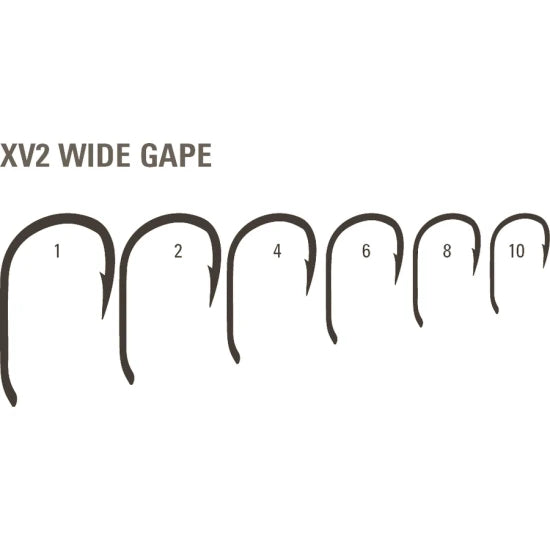Carlige Mustad Crap Xv2 Wide Gape Ochet Black Nikel, Nr.8, 10buc/pac