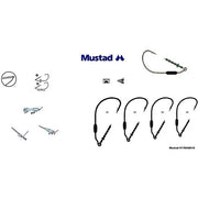 Carlige Mustad Offset Lestate Power Lock Plus Pentru Twister, Nr.3/0 3buc/plic