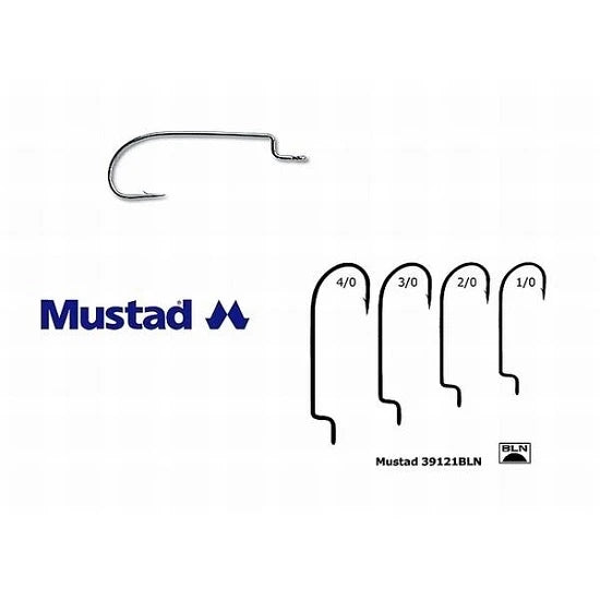 Carlige Mustad Offset M39121 Bln Worm Nr.2/0 7buc/plic