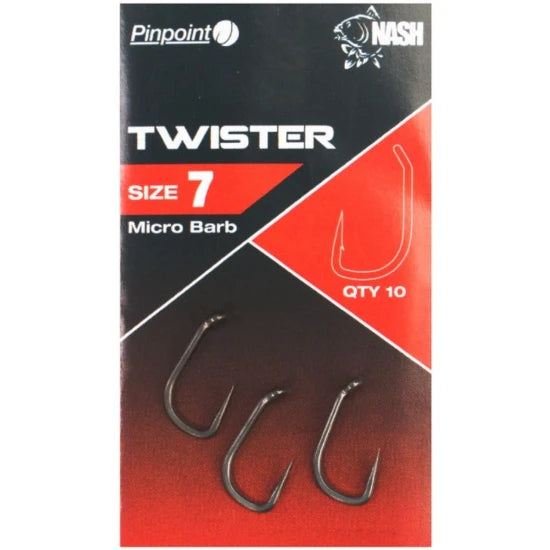Carlige Nash Twister Original Micro Barb, Size 4, 20buc/pac