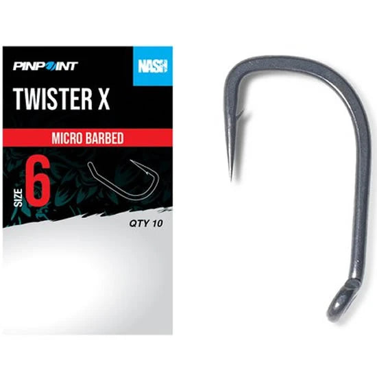 Carlige Nash Twister X Size 4, 10buc/pac