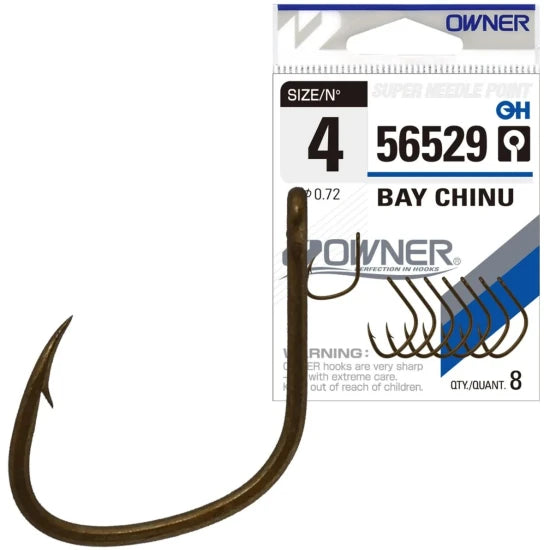Carlige Owner 56529 Bay Chinu Dark Brown, Nr.6, 9buc/pac