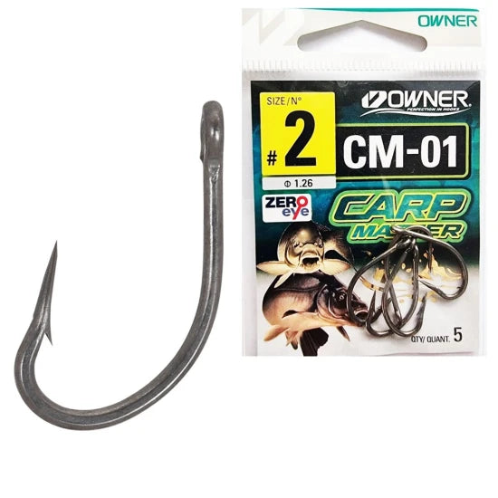 Carlige Owner Cm-01 Carp Master Flyliner Magic Fusso, Nr.4, 8buc/pac