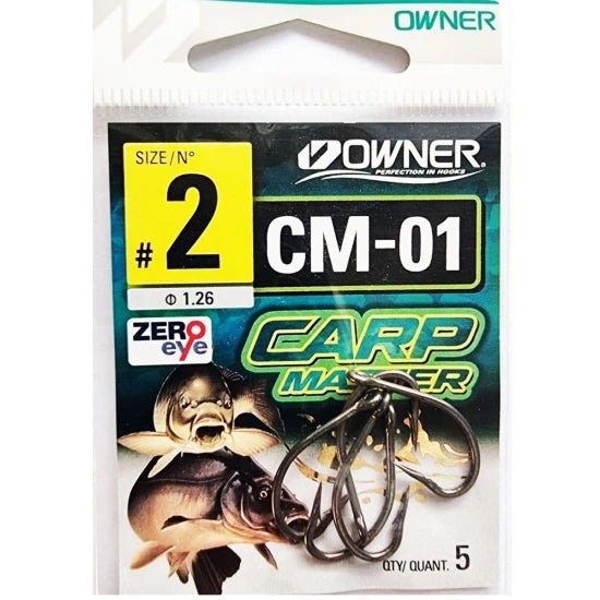 Carlige Owner Cm-01 Carp Master Flyliner Magic Fusso, Nr.4, 8buc/pac