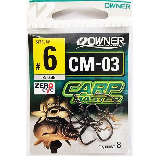 Carlige Owner Cm-03 Carp Master Tsuyoshi Magic Fusso, Nr.4, 8buc/pac