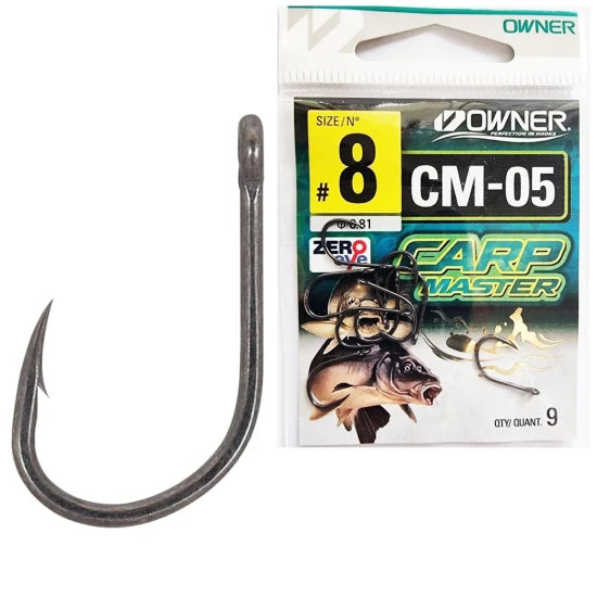 Carlige Owner Cm-05 Carp Master Iseama Magic Fusso, Nr.4, 9buc/pac