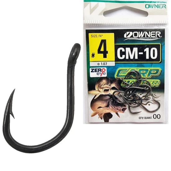 Carlige Owner Cm-10 Carp Master Zigrig Magic Fusso, Nr.6, 9buc/pac