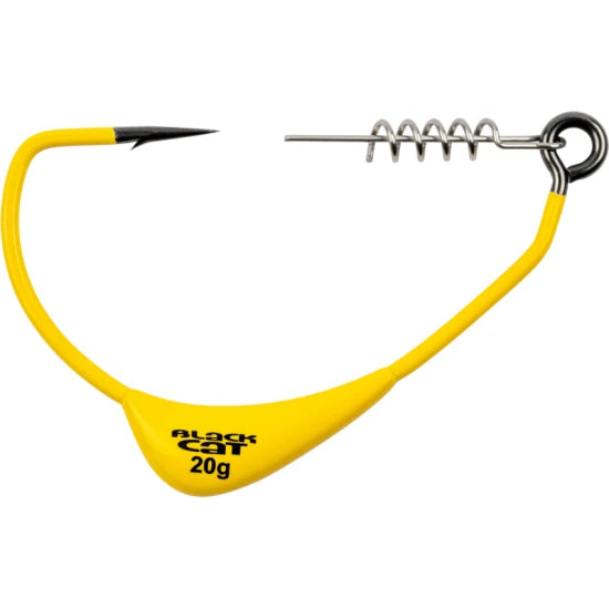 Carlige Offset Black Cat Mega Offset Hook, 12/0, 20g, 6buc/pac