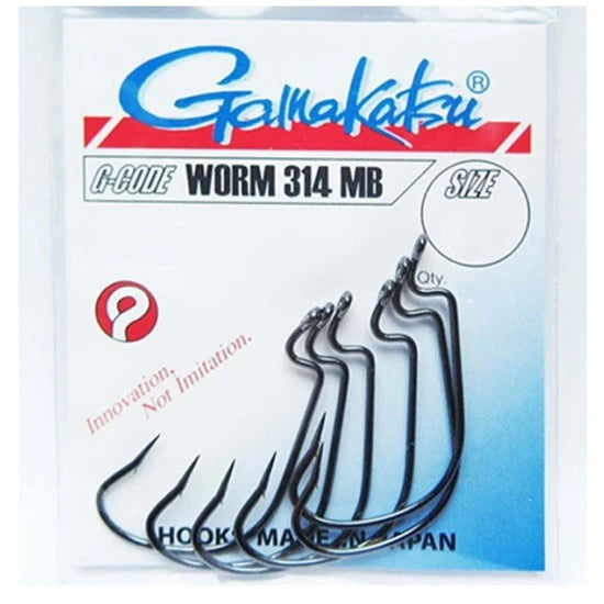 Carlige Offset Gamakatsu Worm-314 Mb Nr.5/0, 6buc/pac
