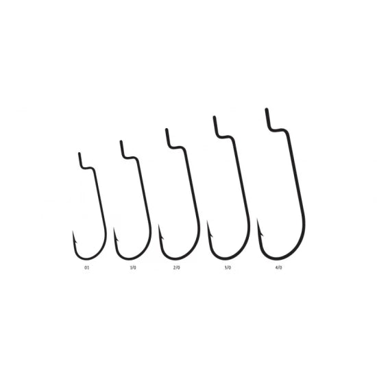 Carlige Offset Rapture O'shaugh Worm Nr.1/0 10buc/plic