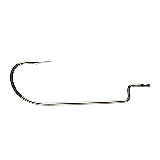 Carlige Offset Vanfook Worm-45B NS Black Slim Upper Offset Hooks  Nr.5/0, 4buc/plic