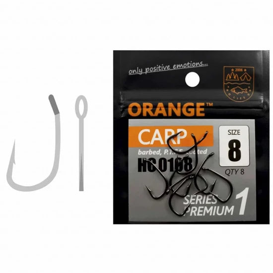 Carlige Orange Carp Ptfe Coated Series Premium 1, Nr.6, 8buc/pac