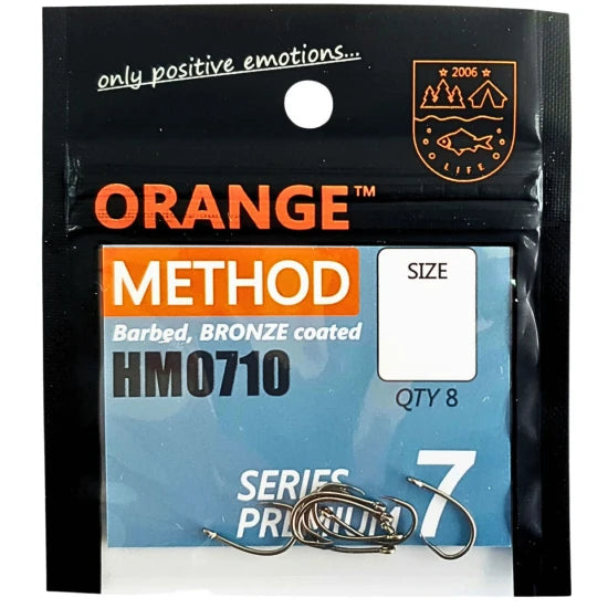 Carlige Orange Method Bronze Coated Premium Series 7 Nr.8, 8buc/pac