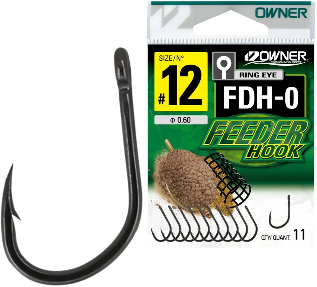 Carlige Owner FDH-0 Iseama WEye Black Chrome, Nr.8, 9buc/pac