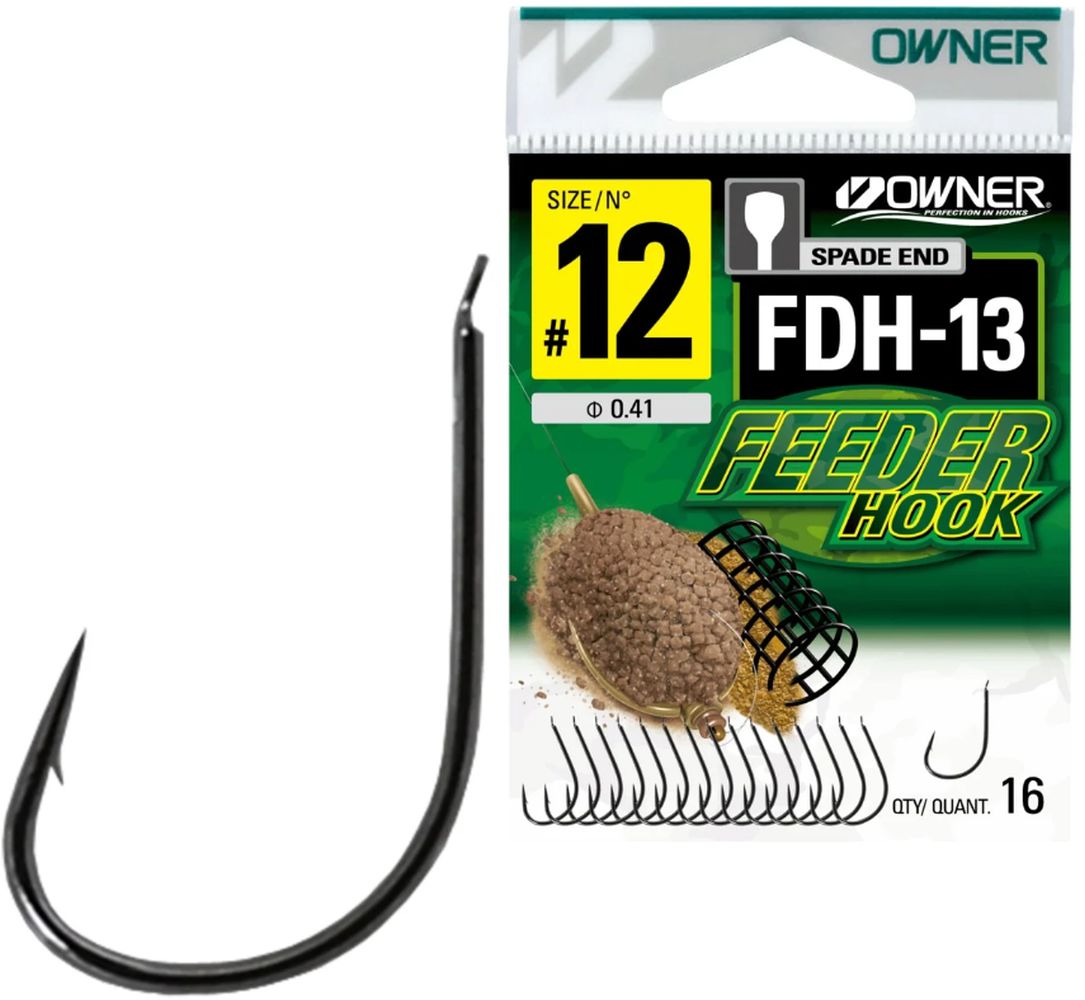 Carlige Owner FDH-13 Keiryu Black Chrome, Nr.8, 15buc/pac