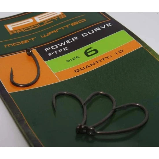 Carlige Pb Products Power Curve Ptfe, Nr.8, 10buc/plic