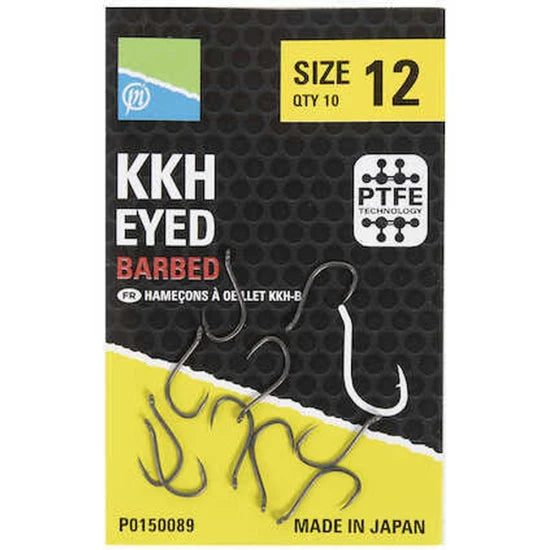 Carlige Preston Kkh Barbed Hooks Eyed , Nr.8, 10buc/plic