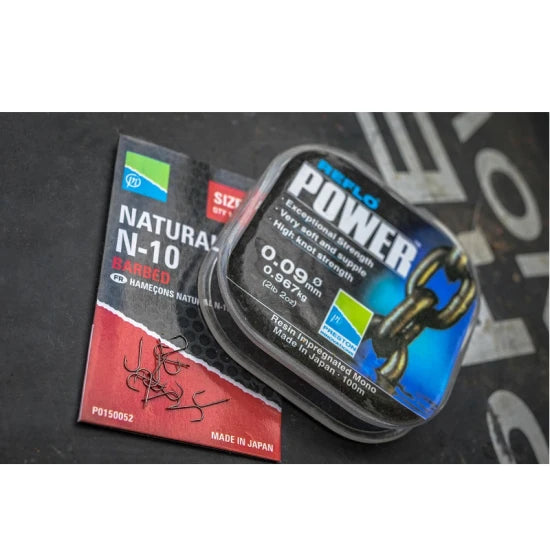 Carlige Preston Natural N-10, Nr.12, 15buc/plic