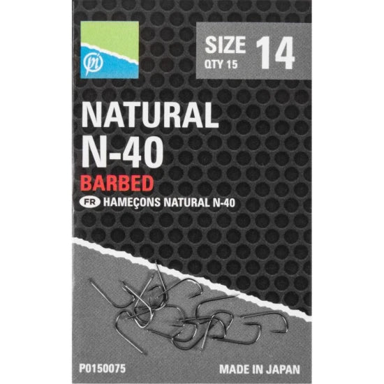 Carlige Preston Natural N-40, Nr.16, 10buc/plic
