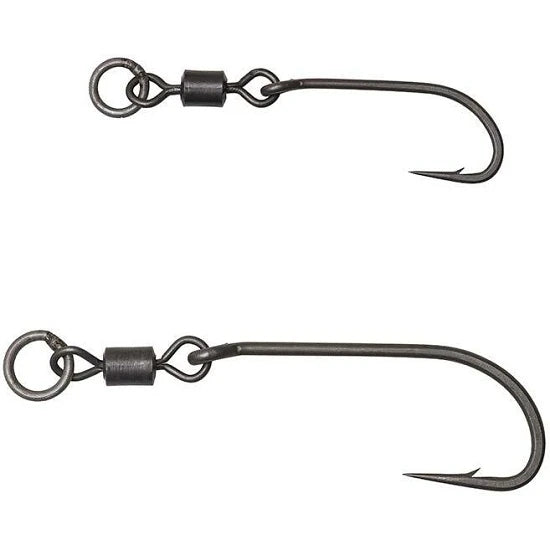 Carlige Prologic Swivel Hooks Long Shank Nr.6 5buc/plic