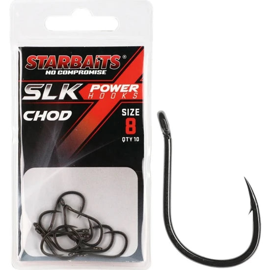 Carlige Starbaits Power Ptfe Teflon Chod, Nr.4, 10buc/pac