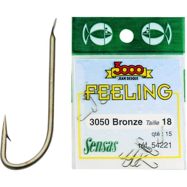 Carlige Sensas 3050 Bronze, Nr.14, 15buc/pac