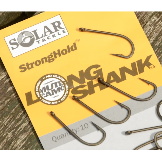 Carlige Solar Stronghold Long Shank Hook, Nr.1, 10buc/plic