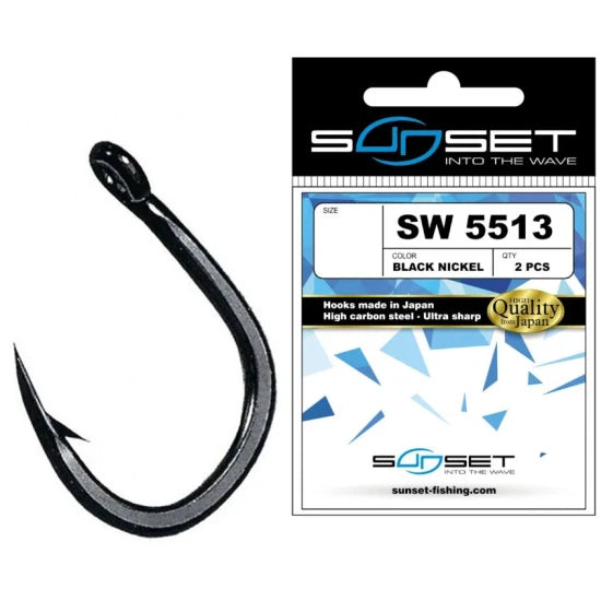 Carlige Sunset Sunhooks Sw 5513bn, Nr.2/0, 5buc/plic