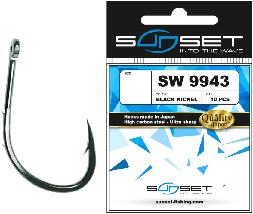 Carlige Sunset Sunhooks SW 9943BN, nr.1/0, 8buc/plic