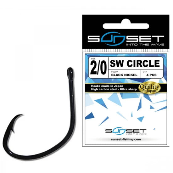 Carlige Sunset Sunhooks Sw Circle Bn Nr.2/0 4buc