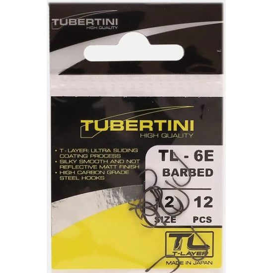Carlige Tubertini Serie Tl-6e Barbed, Nr.14, 12buc/pac