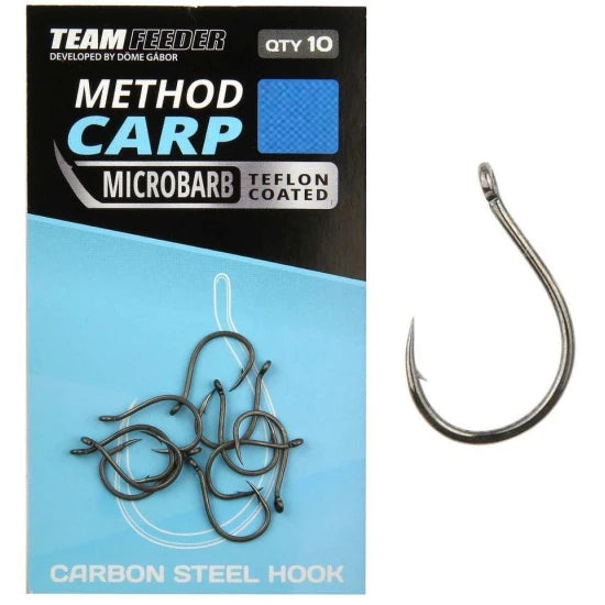Carlige Team Feeder By Dome Method Carp Microbarb, Nr.10, 10buc/pac