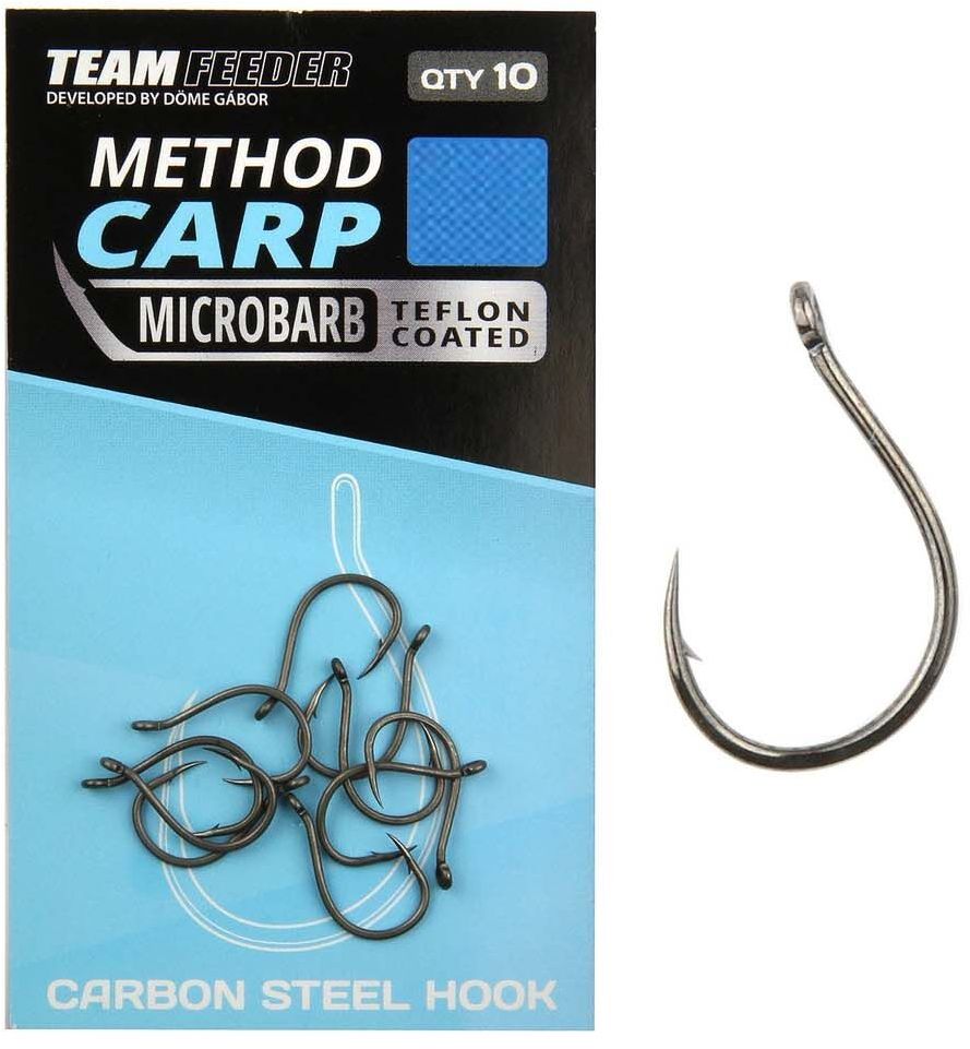 Carlige Team Feeder By Dome Method Carp Microbarb, Nr.6, 10buc/pac