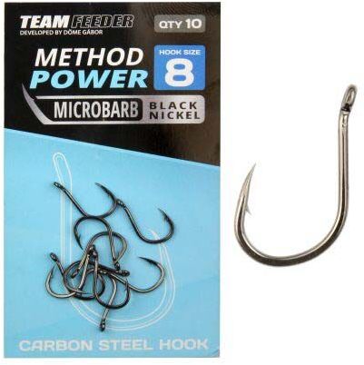 Carlige Team Feeder By Dome Method Power Microbarb, Nr.10, 10buc/pac