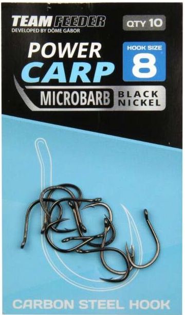 Carlige Team Feeder By Dome Power Carp Microbarb, Nr.8, 10buc/pac
