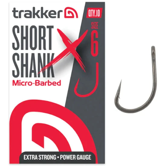Carlige Trakker Short Shank Xs Hooks Micro Barbed, Nr.2, 10buc/pac