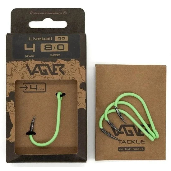 Carlige Vagner Hook Livebait Go, Nr.9/0, 4buc/pac
